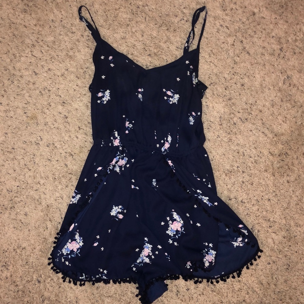 FLORAL COTTON ON ROMPER